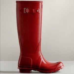 HUNTER BOOTS Size 8 Womens Red Hunter boots Lightly worn